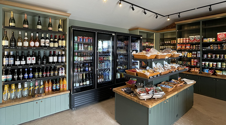 Inside Teds Farm Shop